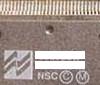 Логотип National Semiconductor во времена Чарли Спорка и до времен Джила Амелио.  Из микросхемы, изготовленной во времена Хиля Амелио.