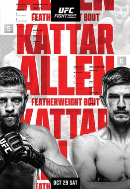 <span class="mw-page-title-main">UFC Fight Night: Kattar vs. Allen</span> UFC mixed martial arts event in 2022