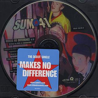 <span class="mw-page-title-main">Makes No Difference</span> 2000 single by Sum 41