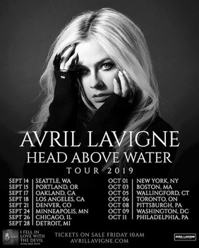 <span class="mw-page-title-main">Head Above Water Tour</span> 2019 concert tour by Avril Lavigne