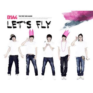 B1A4 Lets Fly Album Cover Sticker