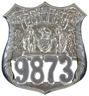 File:NYC Sanitation Police Badge.png