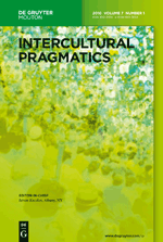 <i>Intercultural Pragmatics</i> Academic journal