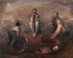 <i>Cannibals</i> (painting) 2005 painting by Odd Nerdrum