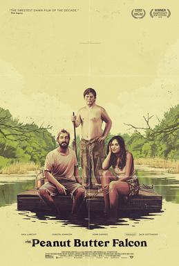 Three people on a raft