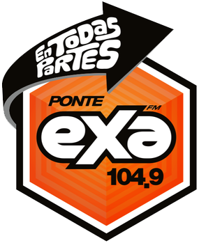 File:XHEXA Ponteexa104.9 logo.png