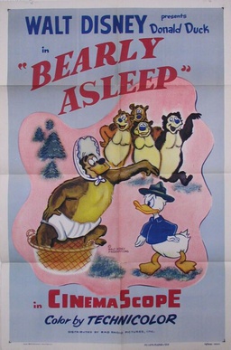 <i>Bearly Asleep</i> 1955 Donald Duck cartoon