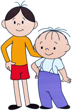 <i>Bolek and Lolek</i> Polish childrens TV animated characters