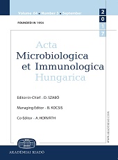 <i>Acta Microbiologica et Immunologica Hungarica</i>