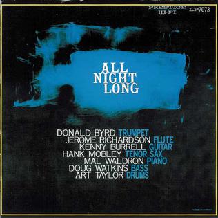 <i>All Night Long</i> (Kenny Burrell album) 1957 studio album by Kenny Burrell