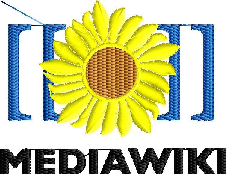 File:MediaWiki logo reworked embroidery satin stitches.jpg