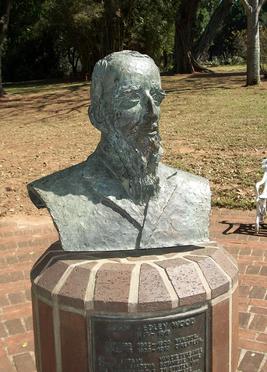 A bust of John Medley Wood in the Durban Botanic Gardens