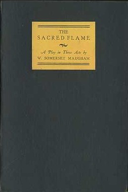 <i>The Sacred Flame</i> (play) 1928 play by W. Somerset Maugham