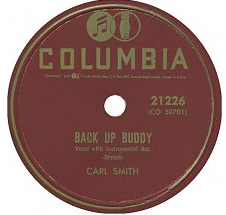 <span class="mw-page-title-main">Back Up Buddy</span> 1954 single by Carl Smith