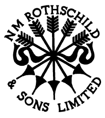 Logo of N M Rothschild & Sons Ltd, the "Five Arrows", representing the five sons of Mayer Amschel Rothschild and their respective businesses Logo of N M Rothschild & Sons.gif