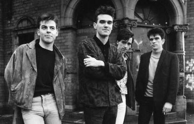 1987 Louder Than Bombs Blue Close Up THE SMITHS