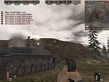 Battlefield 1942 features combat both as infantry and in vehicles. BF1942 screencap2.jpg