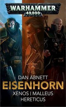 Cover of the Eisenhorn trilogy Eisenhorn trilogy cover.jpg