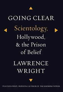 <i>Going Clear</i> (book) 2013 non-fiction book about Scientology written by Lawrence Wright