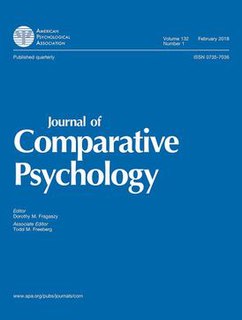 <i>Journal of Comparative Psychology</i> journal