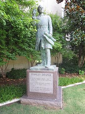 <span class="mw-page-title-main">Statue of Stanley Draper</span> Statue in Oklahoma City, Oklahoma, U.S.