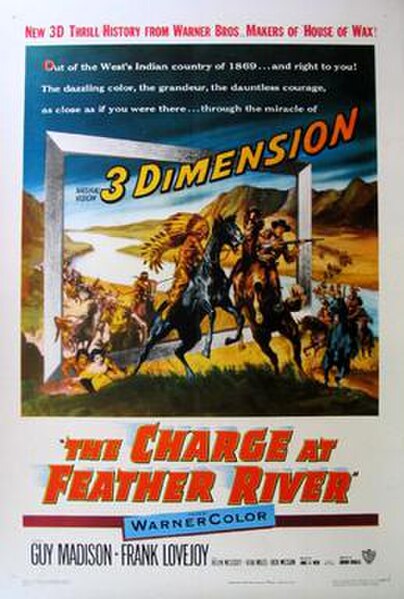 Promotional poster advertising the release of the film in 3-D