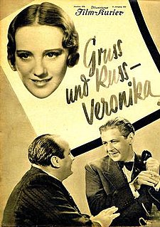 <i>Greetings and Kisses, Veronika</i> 1933 film