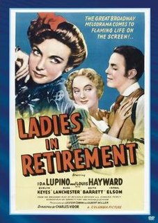 <i>Ladies in Retirement</i> 1941 American film noir directed by Charles Vidor