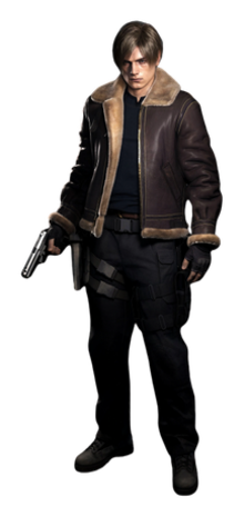 Leon was redesigned for Resident Evil 4 to look cooler and more experienced.