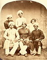 Muslim men in pajamas (various styles), Bombay, 1867