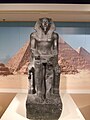 Ancient Egyptian statue of the pharaoh Khafre (reproduction)