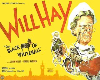 <i>The Black Sheep of Whitehall</i> 1942 film by Basil Dearden, Will Hay