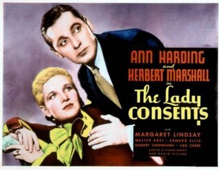 <i>The Lady Consents</i> 1936 film directed by Stephen Roberts