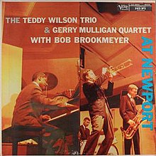 Teddy Wilson Trio & Gerry Mulligan Kuartet dengan Bob Brookmeyer di Newport.jpg