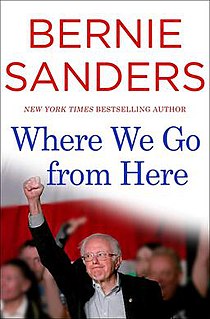 <i>Where We Go from Here</i> 2018 book by Bernie Sanders