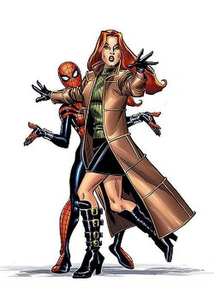 Mary Jane Watson on the cover of Amazing Spider-Girl #8.