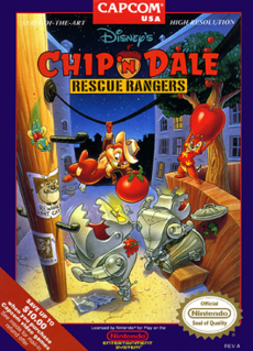 <i>Chip n Dale Rescue Rangers</i> (video game) 1990 video game