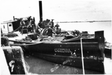 The PS Canberra under construction (c. 1912) PS Canberra under construction (c. 1912).png