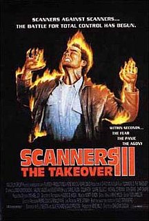 <i>Scanners III: The Takeover</i> 1992 sci-fi horror film by Christian Duguay
