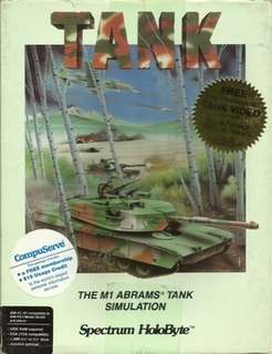 <i>Tank: The M1A1 Abrams Battle Tank Simulation</i> 1989 video game