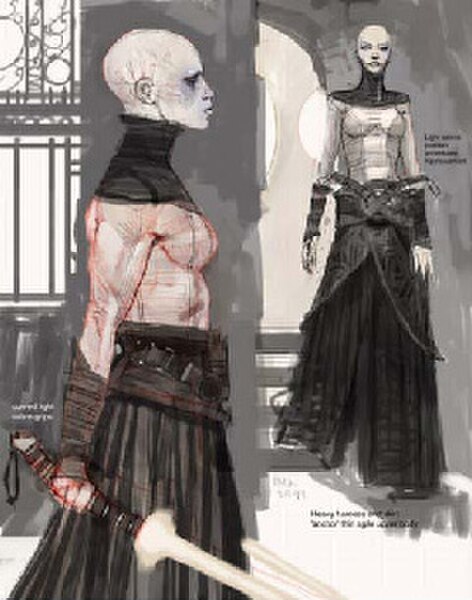 Asajj Ventress's original concept art