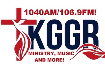 Great Gospel Radio 1040 logo used prior to simulcasting on 102.5 FM in 2009.