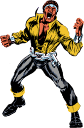 Luke Cage, as he appeared during his debut. Art by George Tuska. Luke Cage (June 1972).png