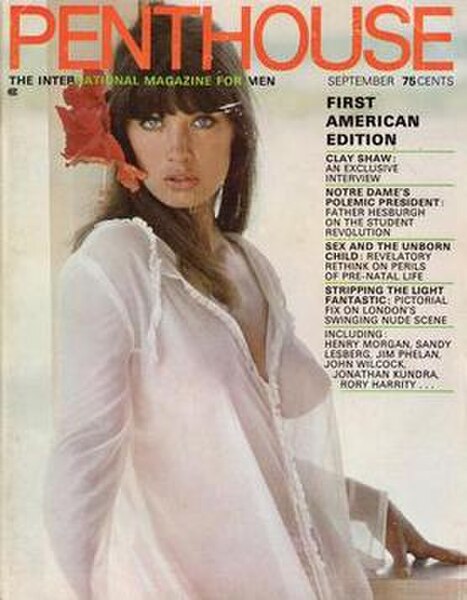 The first U.S. issue of Penthouse, September 1969