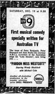 <i>Pardon Miss Westcott</i> 10th episode of the first season of Shell Presents