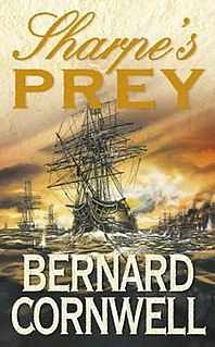 <i>Sharpes Prey</i> 2001 historical novel by Bernard Cornwell