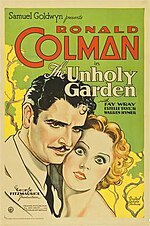 Thumbnail for File:The Unholy Garden theatrical poster.jpg