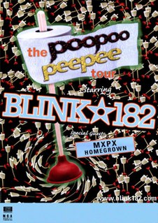 PooPoo PeePee Tour Concert tour by rock band Blink-182