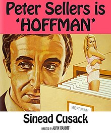 Cover of Hoffman starring Peter Sellers and Sinead Cusack.jpg