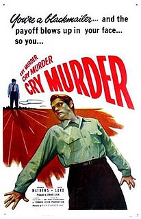 <i>Cry Murder</i> 1950 American crime film